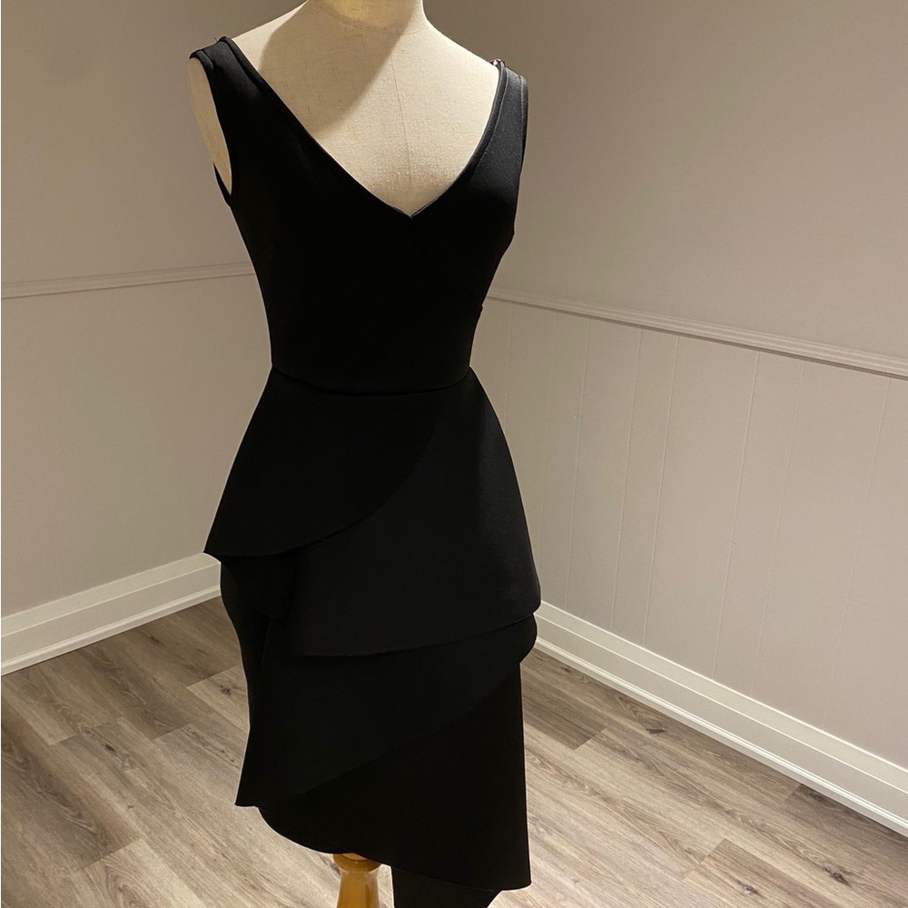 Elegant black cocktail dress